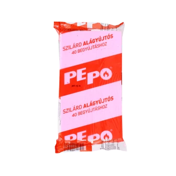 PEPO rózsaszín szilárd alágyújtós (40 kocka)