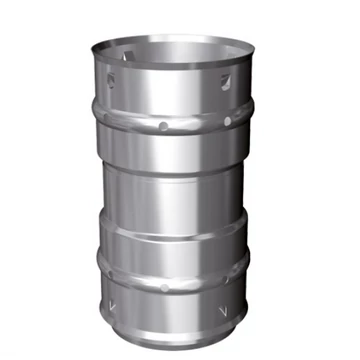 INOX flex-flex csőkapcsoló D80 (kondenzációs)
