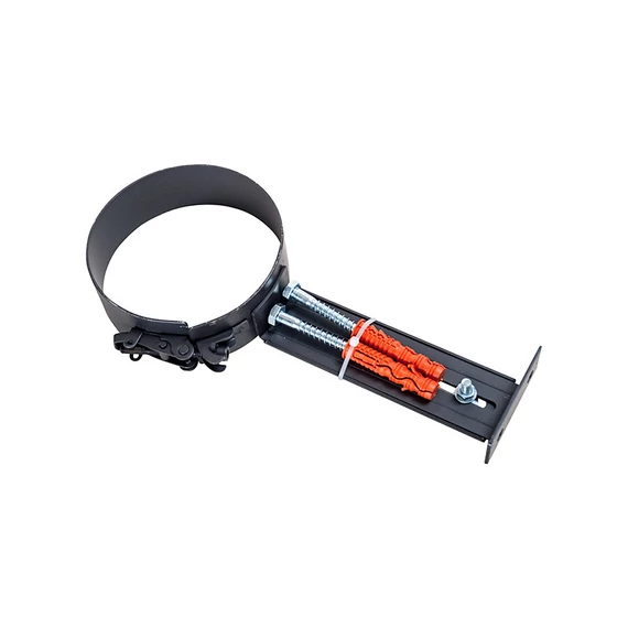 Füstcső rögzítő állítható konzol (bilincs) 120mm