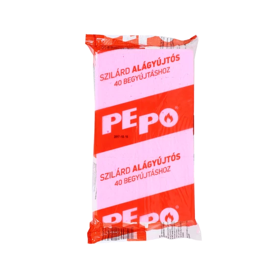PEPO rózsaszín szilárd alágyújtós (40 kocka)