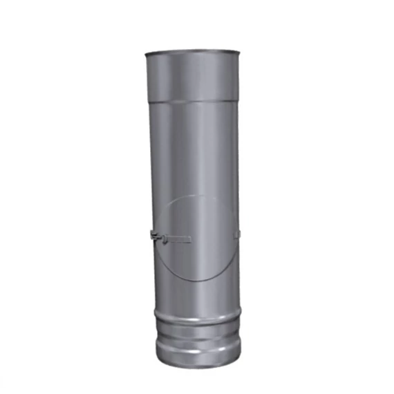 INOX egyenes ellenőrző D80 (kondenzációs)