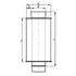 Kép 2/3 - INOX hangtompító D160 (gravitációs)